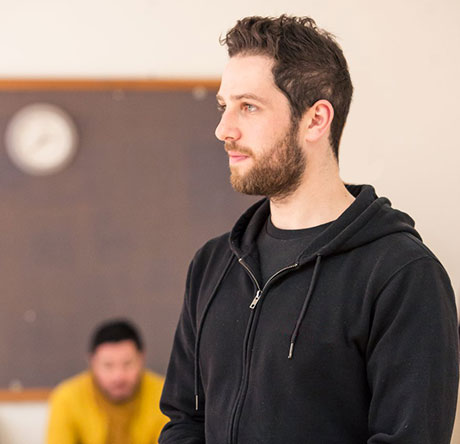 Joel Parnis in rehearsal